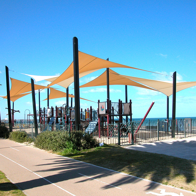 Vonkajší Cantilever Shade Sail Canopy